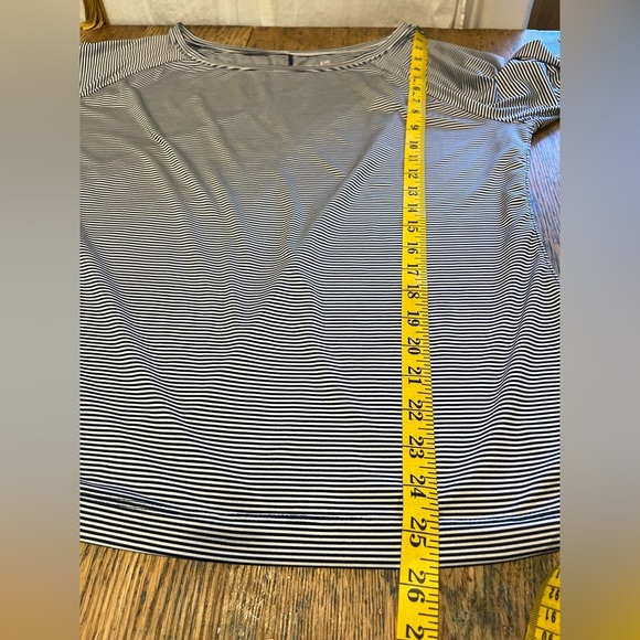 GAPFIT BREATHE – Navy & White Striped Long Sleeve Top (Size XL) - Picture 8 of 8